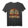 Herren Papitän T-Shirt - Lustiges Seemannsmotiv mit Anker für Papa, Kapitän & Meerliebhaber, ideales Geschenk für Vatertag, Geburtstag & Weihnachten