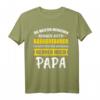 Bagger Baggerfahrer Baggerführer Papa Spruch Geschenk T-Shirt – Lustiges Baustellen Outfit für Tiefbauer und Baumaschinen-Fans
