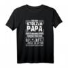 Ich bin stolzer Papa - Tochter Geschenk Geburtstag Vatertag T-Shirt mit lustigem Spruch für den besten Papa