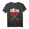 Papa Elf Kostüm Familien Outfit Weihnachten - Witziges Papa Pyjama T-Shirt für Weihnachtsfeiern & Geschenkideen für Papa, Opa & Freunde