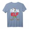 Papa Elf Kostüm Familien Outfit Weihnachten - Witziges Papa Pyjama T-Shirt für Weihnachtsfeiern & Geschenkideen für Papa, Opa & Freunde