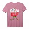Papa Elf Kostüm Familien Outfit Weihnachten - Witziges Papa Pyjama T-Shirt für Weihnachtsfeiern & Geschenkideen für Papa, Opa & Freunde