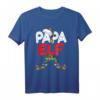 Papa Elf Kostüm Familien Outfit Weihnachten - Witziges Papa Pyjama T-Shirt für Weihnachtsfeiern & Geschenkideen für Papa, Opa & Freunde