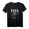 Papa 2021 Werdender Vater Schwangerschaft Geschenk T-Shirt - Lustiges Outfit zur Bekanntgabe der Schwangerschaft und Geburt