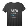 Papa 2021 Werdender Vater Schwangerschaft Geschenk T-Shirt - Lustiges Outfit zur Bekanntgabe der Schwangerschaft und Geburt