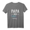 Papa 2021 Werdender Vater Schwangerschaft Geschenk T-Shirt - Lustiges Outfit zur Bekanntgabe der Schwangerschaft und Geburt