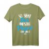 So Sieht Der Beste Papa Der Welt Aus - Lustiges Vater T-Shirt als Geschenk zum Geburtstag, Vatertag, Weihnachten & Männertag