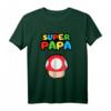 Pilz Super Papa T-Shirt – Lustiges Geschenk für Vatertag, Geburtstag & Weihnachten für coole Väter