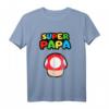 Pilz Super Papa T-Shirt – Lustiges Geschenk für Vatertag, Geburtstag & Weihnachten für coole Väter
