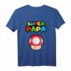 Pilz Super Papa T-Shirt – Lustiges Geschenk für Vatertag, Geburtstag & Weihnachten für coole Väter