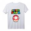 Pilz Super Papa T-Shirt – Lustiges Geschenk für Vatertag, Geburtstag & Weihnachten für coole Väter