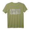 Aussie T-Shirt Papa Australian Shepherd Pfote Geschenk – Perfektes Hundeliebhaber Geschenk für Herrchen, Züchter & Welpenbesitzer