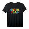 Super Papa Geburtstagsgeschenk - Bester Papa T-Shirt für Vater, Stiefvater, Schwiegervater zum Geburtstag, Vatertag oder Weihnachten