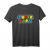 Super Papa Geburtstagsgeschenk - Bester Papa T-Shirt für Vater, Stiefvater, Schwiegervater zum Geburtstag, Vatertag oder Weihnachten