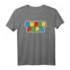 Super Papa Geburtstagsgeschenk - Bester Papa T-Shirt für Vater, Stiefvater, Schwiegervater zum Geburtstag, Vatertag oder Weihnachten