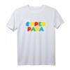 Super Papa Geburtstagsgeschenk - Bester Papa T-Shirt für Vater, Stiefvater, Schwiegervater zum Geburtstag, Vatertag oder Weihnachten