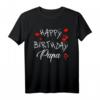 Happy Birthday Papa T-Shirt – Persönliches Geburtstagsgeschenk mit Glückwunsch für den Papa