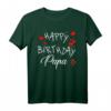 Happy Birthday Papa T-Shirt – Persönliches Geburtstagsgeschenk mit Glückwunsch für den Papa