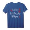 Happy Birthday Papa T-Shirt – Persönliches Geburtstagsgeschenk mit Glückwunsch für den Papa