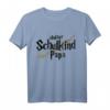 Herren Schulanfang Einschulung Schulkind Papa T-Shirt - Stolzes Design mit Märchen, Zauberern und Zwergen