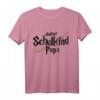 Herren Schulanfang Einschulung Schulkind Papa T-Shirt - Stolzes Design mit Märchen, Zauberern und Zwergen