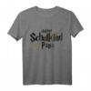 Herren Schulanfang Einschulung Schulkind Papa T-Shirt - Stolzes Design mit Märchen, Zauberern und Zwergen