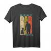 Best Dad Ever Vater Tochter Retro T-Shirt - Vintage Geschenk für Papa zur Geburt, Babyparty, Schwangerschaft, Geburtstag & Vatertag