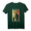 Best Dad Ever Vater Tochter Retro T-Shirt - Vintage Geschenk für Papa zur Geburt, Babyparty, Schwangerschaft, Geburtstag & Vatertag