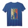 Best Dad Ever Vater Tochter Retro T-Shirt - Vintage Geschenk für Papa zur Geburt, Babyparty, Schwangerschaft, Geburtstag & Vatertag
