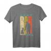 Best Dad Ever Vater Tochter Retro T-Shirt - Vintage Geschenk für Papa zur Geburt, Babyparty, Schwangerschaft, Geburtstag & Vatertag