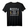 Hier grillt der Chef Persönlich - Grillmeister Papa T-Shirt für Männer, Vatertag Geschenk & BBQ Fan-Shirt