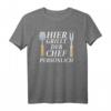 Hier grillt der Chef Persönlich - Grillmeister Papa T-Shirt für Männer, Vatertag Geschenk & BBQ Fan-Shirt