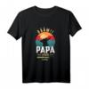 Papa 2023 Loading Dabbing Papa T-Shirt - Lustiges Geschenk für werdende Väter, Schwangerschaftsankündigung & Babyparty-Outfit