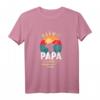 Papa 2023 Loading Dabbing Papa T-Shirt - Lustiges Geschenk für werdende Väter, Schwangerschaftsankündigung & Babyparty-Outfit