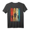 Dad Hoch 2 Papa Hoch 2 Töchter Zweifacher Papa T-Shirt – Witziges Geschenk zum Vatertag, Geburtstag & Weihnachten für den besten Papa