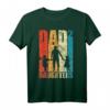Dad Hoch 2 Papa Hoch 2 Töchter Zweifacher Papa T-Shirt – Witziges Geschenk zum Vatertag, Geburtstag & Weihnachten für den besten Papa
