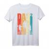 Dad Hoch 2 Papa Hoch 2 Töchter Zweifacher Papa T-Shirt – Witziges Geschenk zum Vatertag, Geburtstag & Weihnachten für den besten Papa