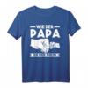 Wie der Papa so der Sohn T-Shirt - Humorvolles Vatertagsgeschenk für Väter, Bonus- und Stiefväter