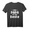 HapDog T-Shirt für Papa - Lustiges Geschenk mit 'My papa is the best' Design für Kinder