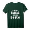 HapDog T-Shirt für Papa - Lustiges Geschenk mit 'My papa is the best' Design für Kinder