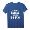 HapDog T-Shirt für Papa - Lustiges Geschenk mit 'My papa is the best' Design für Kinder