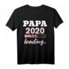 Papa Loading 2020 T-Shirt – Witziges Geschenk für werdende Väter, Schwangerschaft & Babyankündigung