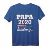 Papa Loading 2020 T-Shirt – Witziges Geschenk für werdende Väter, Schwangerschaft & Babyankündigung