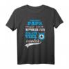 Lustiges Polizei Papa T-Shirt – Originelles Geschenk für Polizistenväter zu Weihnachten und Geburtstag