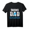 Skifahren Papa Winterurlaub Skifahrer Skirennläufer Geschenk T-Shirt - Perfektes Geschenk für Skibegeisterte Männer, Frauen & Kinder