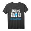 Skifahren Papa Winterurlaub Skifahrer Skirennläufer Geschenk T-Shirt - Perfektes Geschenk für Skibegeisterte Männer, Frauen & Kinder