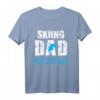 Skifahren Papa Winterurlaub Skifahrer Skirennläufer Geschenk T-Shirt - Perfektes Geschenk für Skibegeisterte Männer, Frauen & Kinder