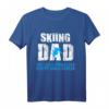 Skifahren Papa Winterurlaub Skifahrer Skirennläufer Geschenk T-Shirt - Perfektes Geschenk für Skibegeisterte Männer, Frauen & Kinder