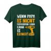 Humorvolles Vater T-Shirt: Wenn Papa es nicht reparieren kann, kann es keiner – Perfektes Geschenk für Bastler, Schrauber und Papas zum Vatertag & Geburtstag