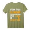 Humorvolles Vater T-Shirt: Wenn Papa es nicht reparieren kann, kann es keiner – Perfektes Geschenk für Bastler, Schrauber und Papas zum Vatertag & Geburtstag